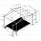 400mm*400mm 알루미늄 점화 트러스 세계적인 트러스 지붕 트러스 체계, 중국 단계 점화 트러스 연주회 단계 트러스
