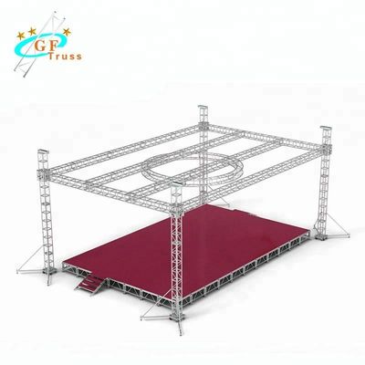 가동 가능한 알루미늄 마개 트러스 DJ 장비를 위한 호화스러운 알루미늄 상자 트러스
