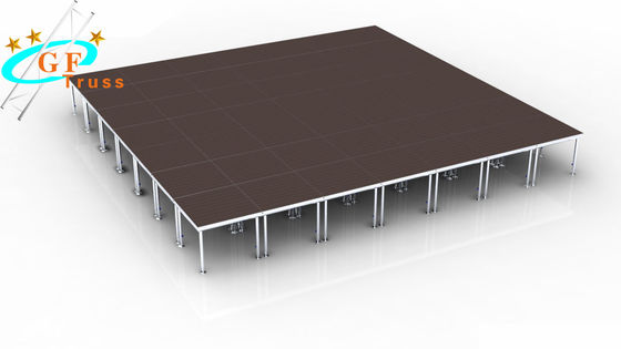 정연한 강철 알루미늄 단계 트러스 플랫폼 휴대용 이동할 수 있는 연주회 단계