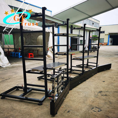 Aluminium LED Screen Wall Ground Stand Support Truss Customized Size