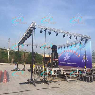 스퀘어 알루미늄 스테이지 트러스 실버 블랙 골드 색상